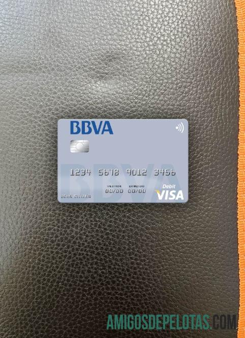Paraguai Banco BBVA Banco Visa Cartão de Débito Photolook Front modelo